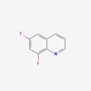 6,8-Difluoroquinoline chemical structure (CAS 145241-75-4)