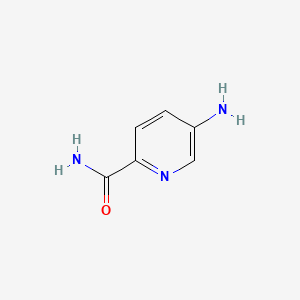 5-Aminopyridine-2-carboxamide chemical structure (CAS 145255-19-2)