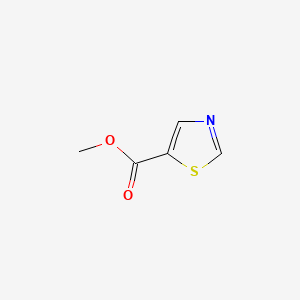 Methyl thiazole-5-carboxylate chemical structure (CAS 14527-44-7)