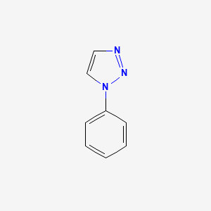 1-Phenyl-1H-1,2,3-triazole chemical structure (CAS 1453-81-2)