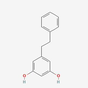 5-Phenethylbenzene-1,3-diol chemical structure (CAS 14531-52-3)