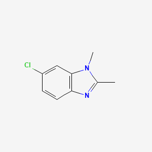 6-Chloro-1,2-dimethyl-1H-benzo[d]imidazole chemical structure (CAS 14537-47-4)