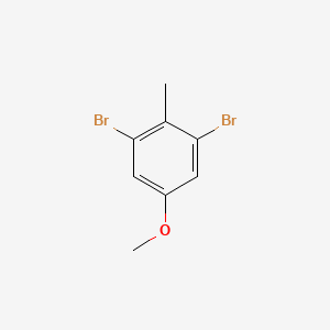 3,5-Dibromo-4-methylanisole chemical structure (CAS 14542-71-3)