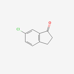 6-Chloro-2,3-dihydroinden-1-one chemical structure (CAS 14548-38-0)