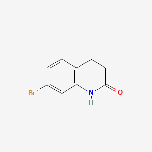 7-Bromo-3,4-dihydroquinolin-2(1H)-one chemical structure (CAS 14548-51-7)