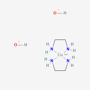 Bis(ethylenediamine)copper(II) hydroxide chemical structure (CAS 14552-35-3)