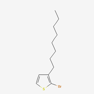 2-Bromo-3-octylthiophene chemical structure (CAS 145543-83-5)