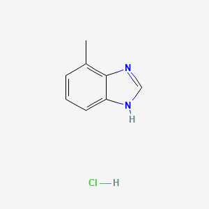 4-Methylbenzimidazole Hydrochloride chemical structure (CAS 1456821-64-9)