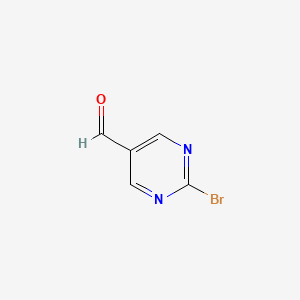 2-Bromopyrimidine-5-carbaldehyde chemical structure (CAS 1456863-37-8)