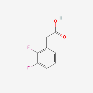 2-(2,3-Difluorophenyl)acetic acid chemical structure (CAS 145689-41-4)