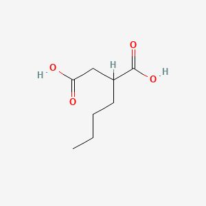 2-Butylsuccinic acid chemical structure (CAS 1457-39-2)