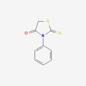 3-Phenyl-2-thioxothiazolidin-4-one chemical structure (CAS 1457-46-1)