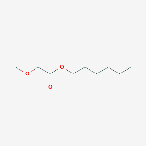 Hexyl 2-methoxyacetate chemical structure (CAS 145747-16-6)