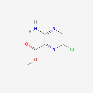 Methyl 3-amino-6-chloropyrazine-2-carboxylate chemical structure (CAS 1458-03-3)