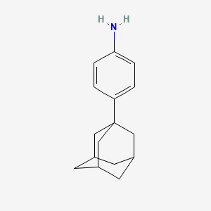 4-(Adamantan-1-yl)aniline chemical structure (CAS 1459-48-9)