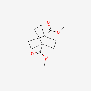 Dimethyl bicyclo[2.2.2]octane-1,4-dicarboxylate chemical structure (CAS 1459-96-7)