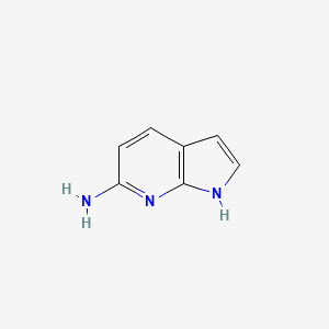 1H-Pyrrolo[2,3-b]pyridin-6-amine chemical structure (CAS 145901-11-7)