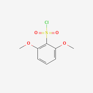 2,6-Dimethoxybenzene-1-sulfonyl chloride chemical structure (CAS 145980-89-8)