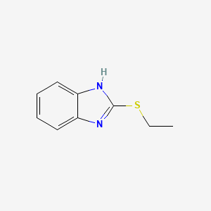 2-(Ethylthio)-1H-benzo[d]imidazole chemical structure (CAS 14610-11-8)