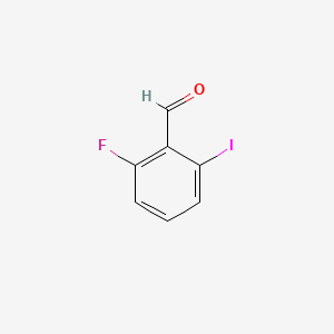 2-Fluoro-6-iodobenzaldehyde chemical structure (CAS 146137-72-6)
