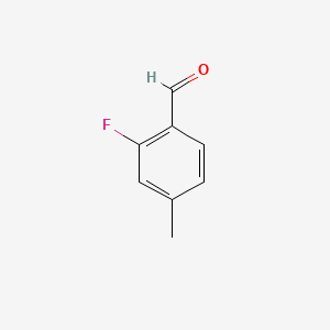 2-Fluoro-4-methylbenzaldehyde chemical structure (CAS 146137-80-6)