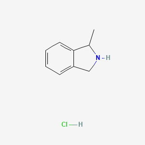 1-Methyl-2,3-dihydro-1H-isoindole hydrochloride chemical structure (CAS 1461706-27-3)