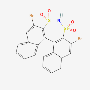 S-3,3'-Dibromo-1,1'-Binaphthalene-2,2'-sulfonimide chemical structure (CAS 1461735-85-2)