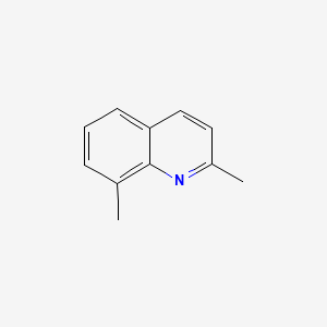 2,8-Dimethylquinoline chemical structure (CAS 1463-17-8)