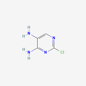 2-Chloropyrimidine-4,5-diamine chemical structure (CAS 14631-08-4)