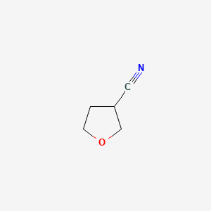 Tetrahydrofuran-3-carbonitrile chemical structure (CAS 14631-44-8)
