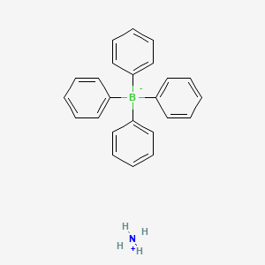 Ammonium tetraphenylborate chemical structure (CAS 14637-34-4)