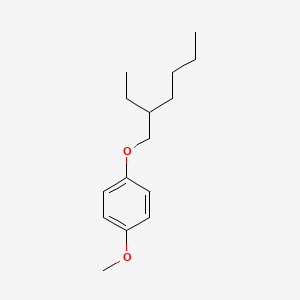 1-((2-Ethylhexyl)oxy)-4-methoxybenzene chemical structure (CAS 146370-51-6)