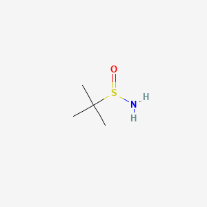 2-Methylpropane-2-sulfinamide chemical structure (CAS 146374-27-8)