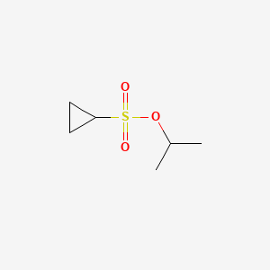 Isopropyl cyclopropanesulfonate chemical structure (CAS 146475-51-6)