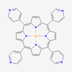 5,10,15,20-Tetra (4-pyridyl) Porphyrin iron chemical structure (CAS 14651-91-3)