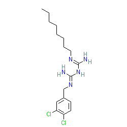 N1-(3,4-Dichlorobenzyl)-N5-octylbiguanide chemical structure (CAS 146510-36-3)