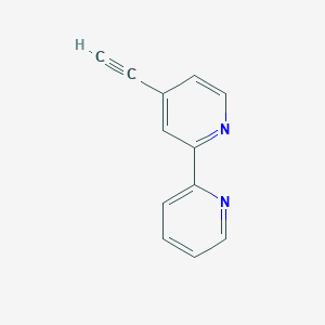 4-Ethynyl-2,2'-bipyridine chemical structure (CAS 146548-24-5)