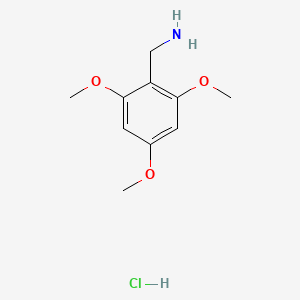 2,4,6-Trimethoxybenzylamine hydrochloride chemical structure (CAS 146548-59-6)