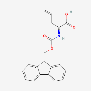 Fmoc-Gly(allyl)-OH chemical structure (CAS 146549-21-5)