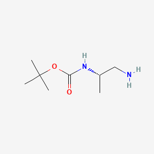 (S)-tert-Butyl 1-aminopropan-2-ylcarbamate chemical structure (CAS 146552-71-8)