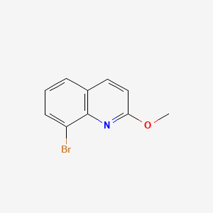 8-Bromo-2-methoxyquinoline chemical structure (CAS 146564-18-3)