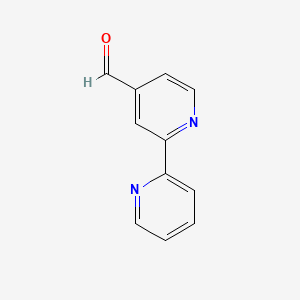 [2,2'-Bipyridine]-4-carbaldehyde chemical structure (CAS 146581-82-0)