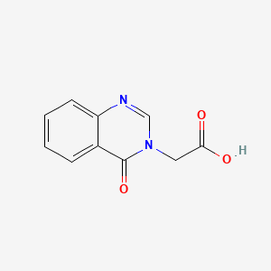 2-(4-Oxoquinazolin-3(4H)-yl)acetic acid chemical structure (CAS 14663-53-7)