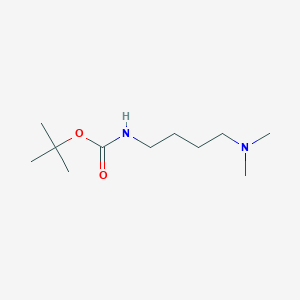 tert-Butyl (4-(dimethylamino)butyl)carbamate chemical structure (CAS 1466418-78-9)