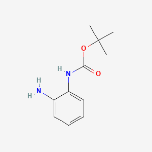 tert-Butyl (2-aminophenyl)carbamate chemical structure (CAS 146651-75-4)