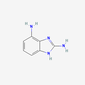 1H-Benzo[d]imidazole-2,7-diamine chemical structure (CAS 1467571-35-2)