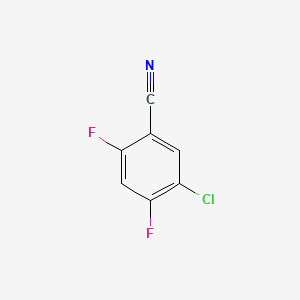 5-Chloro-2,4-difluorobenzonitrile chemical structure (CAS 146780-26-9)