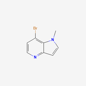 7-Bromo-1-methyl-1H-pyrrolo[3,2-b]pyridine chemical structure (CAS 1468463-21-9)
