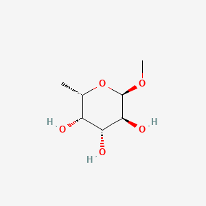(2R,3S,4R,5S,6S)-2-Methoxy-6-methyltetrahydro-2H-pyran-3,4,5-triol chemical structure (CAS 14687-15-1)