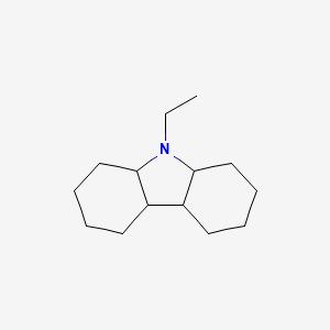 9-Ethyldodecahydro-1H-carbazole chemical structure (CAS 146900-30-3)